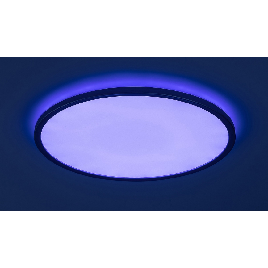 Rabalux - LED RGB dimeriuojamas lubų šviestuvas LED/22W/230V Wi‑Fi Tuya su nuotoliniu pulteliu, skersmuo 41,5 cm