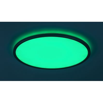 Rabalux - LED RGB dimeriuojamas lubų šviestuvas LED/22W/230V Wi‑Fi Tuya su nuotoliniu pulteliu, skersmuo 41,5 cm