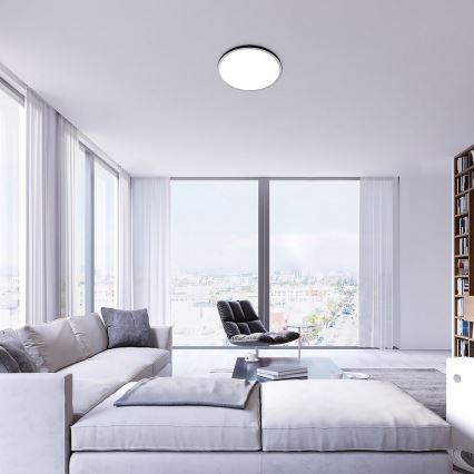 Rabalux - LED RGB dimeriuojamas lubų šviestuvas LED/22W/230V Wi‑Fi Tuya su nuotoliniu pulteliu, skersmuo 41,5 cm