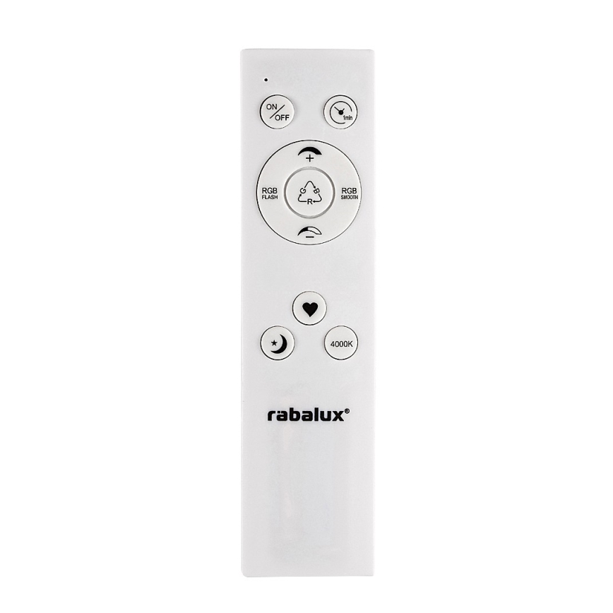 Rabalux - LED RGB pritemdomas lubinis šviestuvas LED/22W/230V Wi-Fi + nuotolinio valdymo pultas