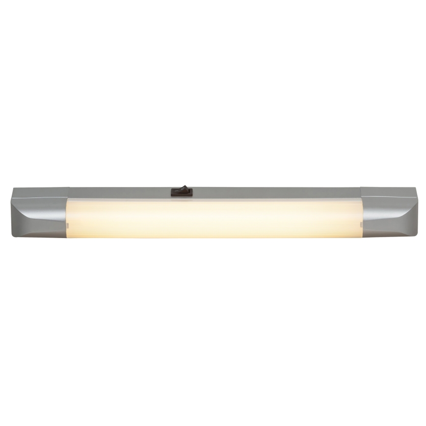 Rabalux - LED apšvietimas po virtuvės spintele BAND LIGHT 1xG13/10W/230V 39,5 cm sidabras