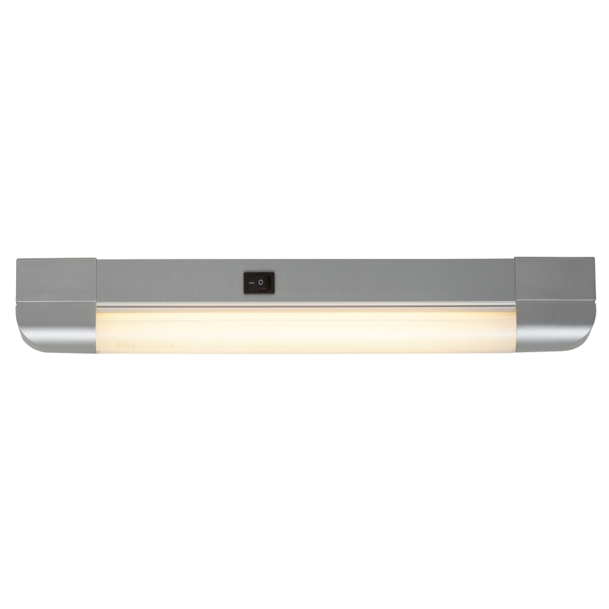 Rabalux - LED apšvietimas po virtuvės spintele BAND LIGHT 1xG13/10W/230V 39,5 cm sidabras