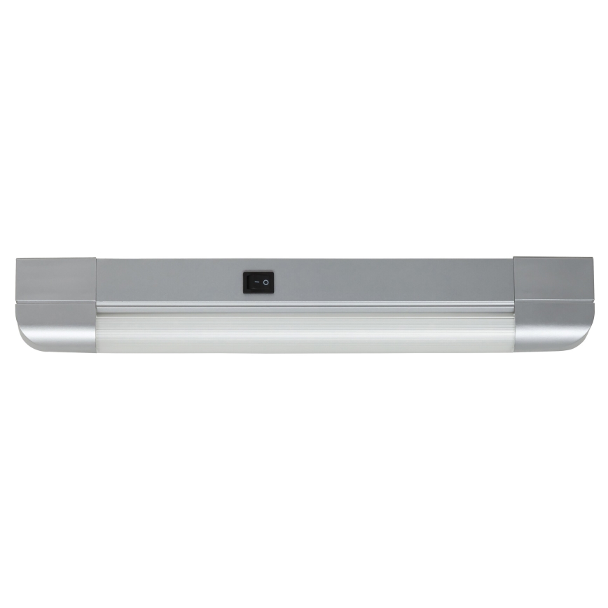 Rabalux - LED apšvietimas po virtuvės spintele BAND LIGHT 1xG13/10W/230V 39,5 cm sidabras