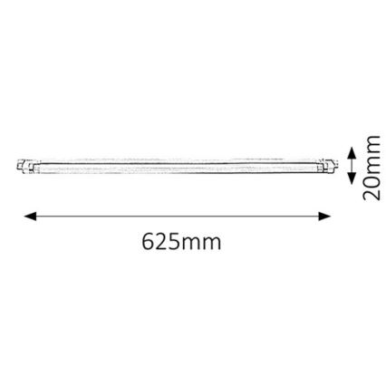 Rabalux  - Šviestuvas, kabinamas po spintele  G5/20W/230V