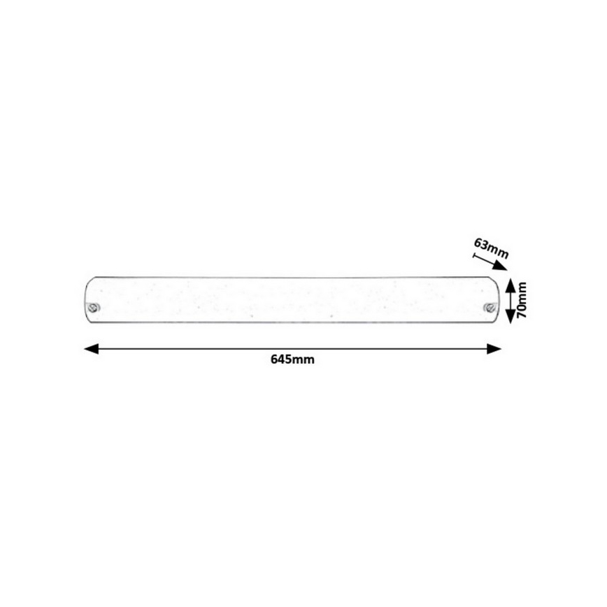Rabalux - LED virtuvės šviestuvas, kabinamas po spintele LED/14,5W/230V