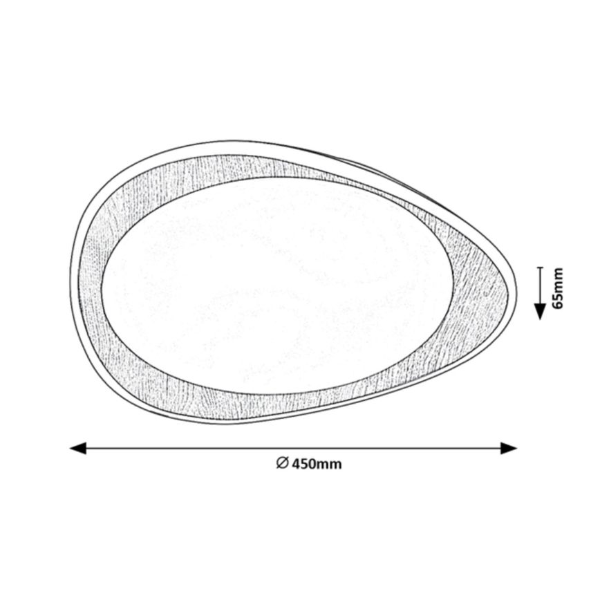Rabalux - LED Lubinis šviestuvas LED/24W/230V