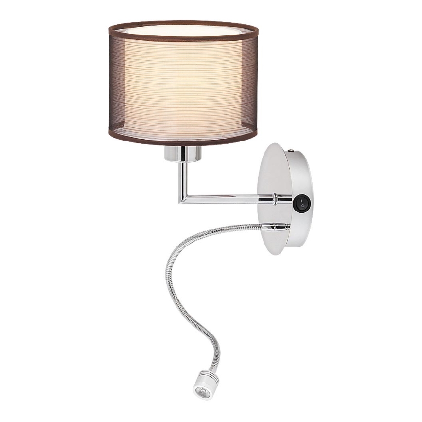 Rabalux 2629 - Sieninis šviestuvas ANASTASIA E27/60W + LED/1W