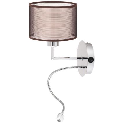 Rabalux 2629 - Sieninis šviestuvas ANASTASIA E27/60W + LED/1W