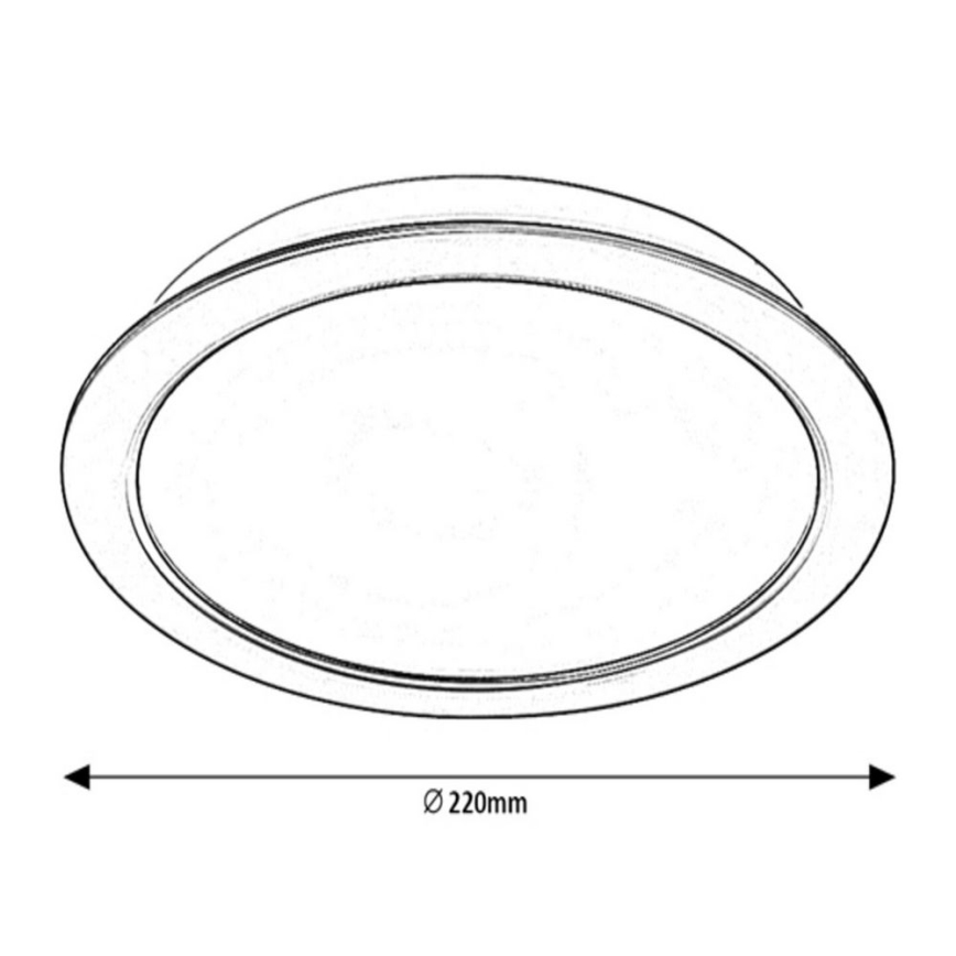 Rabalux - LED Įleidžiamas šviestuvas LED/24W/230V d. 22 cm
