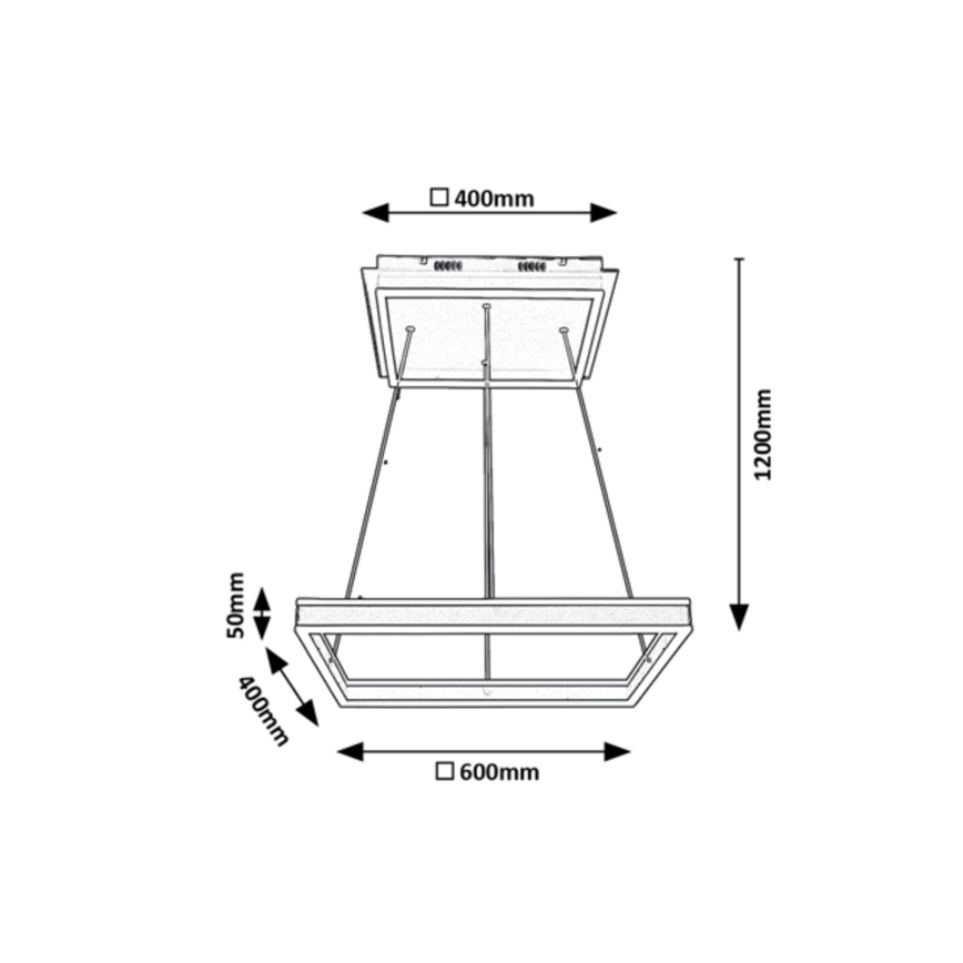 Rabalux - LED Pakabinamas sietynas LED/60W/230V