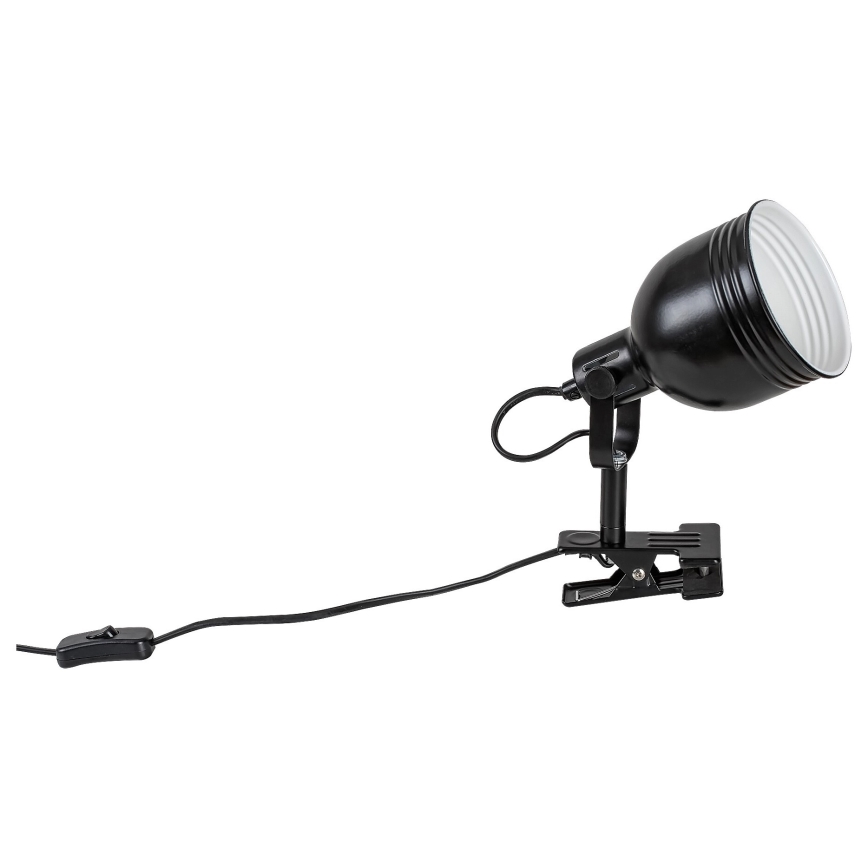Rabalux - Lempa su spaustuku 1xE14/25W/230V juoda