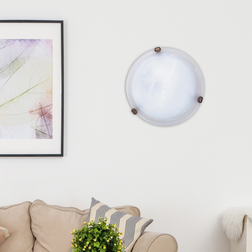 Rabalux - Lubinis šviestuvas 1xE27/60W/230V alabastrinis stiklas