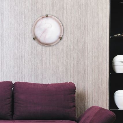 Rabalux - Lubų šviestuvas 1xE27/60W/230V alabastrinis stiklas