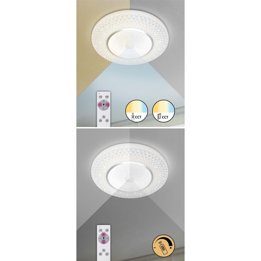 Rabalux - LED Reguliuojamas lubinis šviestuvas LED/72W/230V 3000-6500K + valdymo pultas