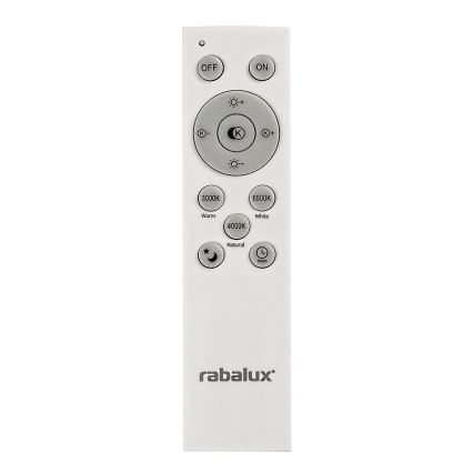 Rabalux - LED Reguliuojamas lubinis šviestuvas LED/72W/230V 3000-6500K + valdymo pultas