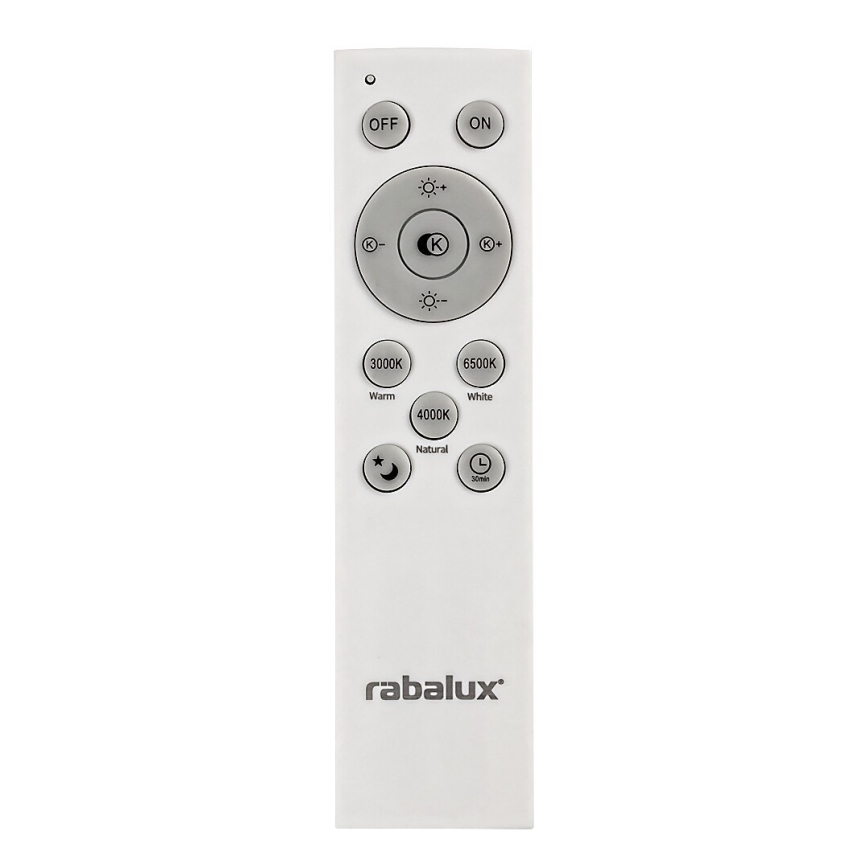 Rabalux - LED Reguliuojamas lubinis šviestuvas LED/72W/230V 3000-6500K + valdymo pultas