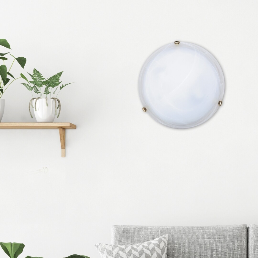 Rabalux - Lubų šviestuvas 2xE27/60W/230V alabastrinis stiklas