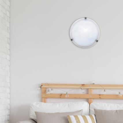 Rabalux - Lubinis šviestuvas 2xE27/60W/230V alabastrinis stiklas