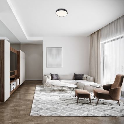 Rabalux - LED lubinis šviestuvas LED/36W/230V skersmuo 40 cm juodas