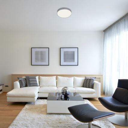 Rabalux - LED lubinis šviestuvas LED/36W/230V Ø 40 cm sidabrinis