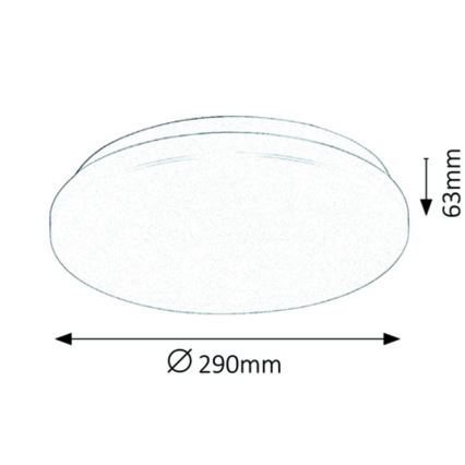 Rabalux - LED lubinis šviestuvas 1xLED/20W/230V