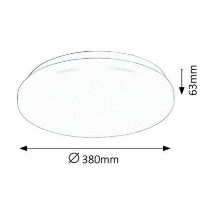 Rabalux - LED lubinis šviestuvas LED/32W/230V