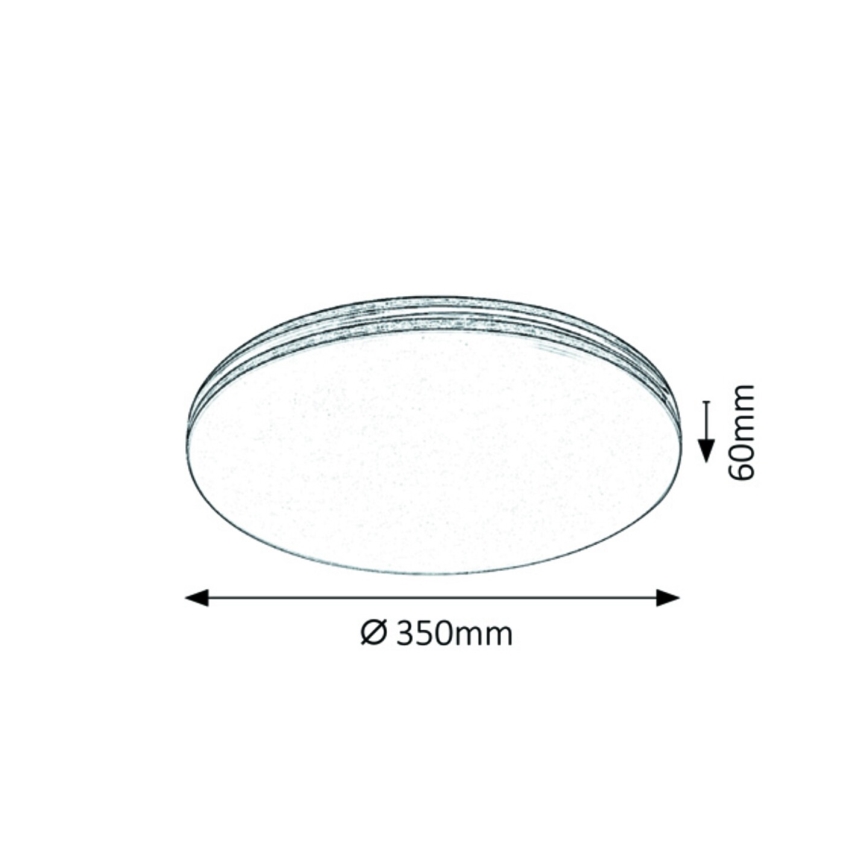 Rabalux - LED lubinis šviestuvas LED/18W/230V