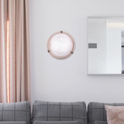 Rabalux - Lubinis šviestuvas 2xE27/60W/230V alabastrinis stiklas