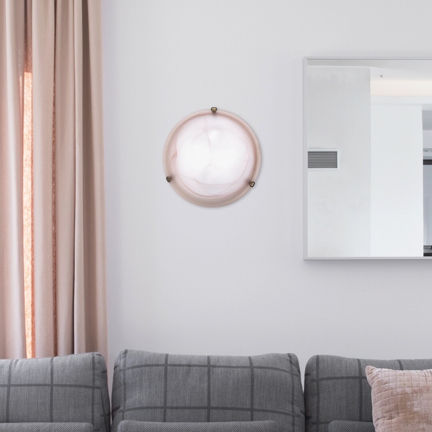 Rabalux - Lubinis šviestuvas 2xE27/60W/230V alabastrinis stiklas