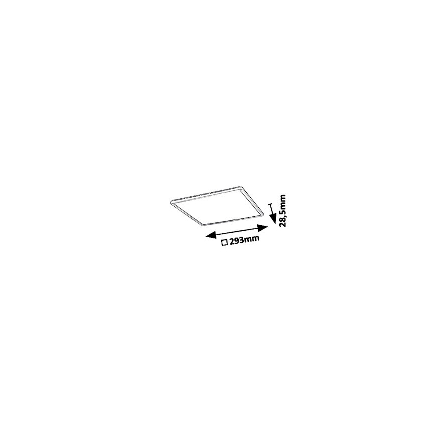 Rabalux 3429 - Lubinis LED šviestuvas PAVEL LED/18W/230V