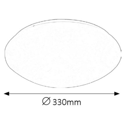 Rabalux - LED lubinis šviestuvas LED/18W/230V