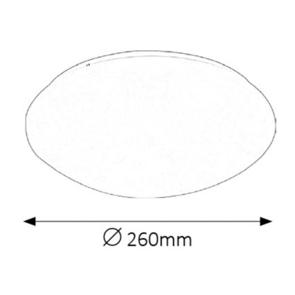 Rabalux - LED lubinis vonios šviestuvas LED/12W/230V IP44