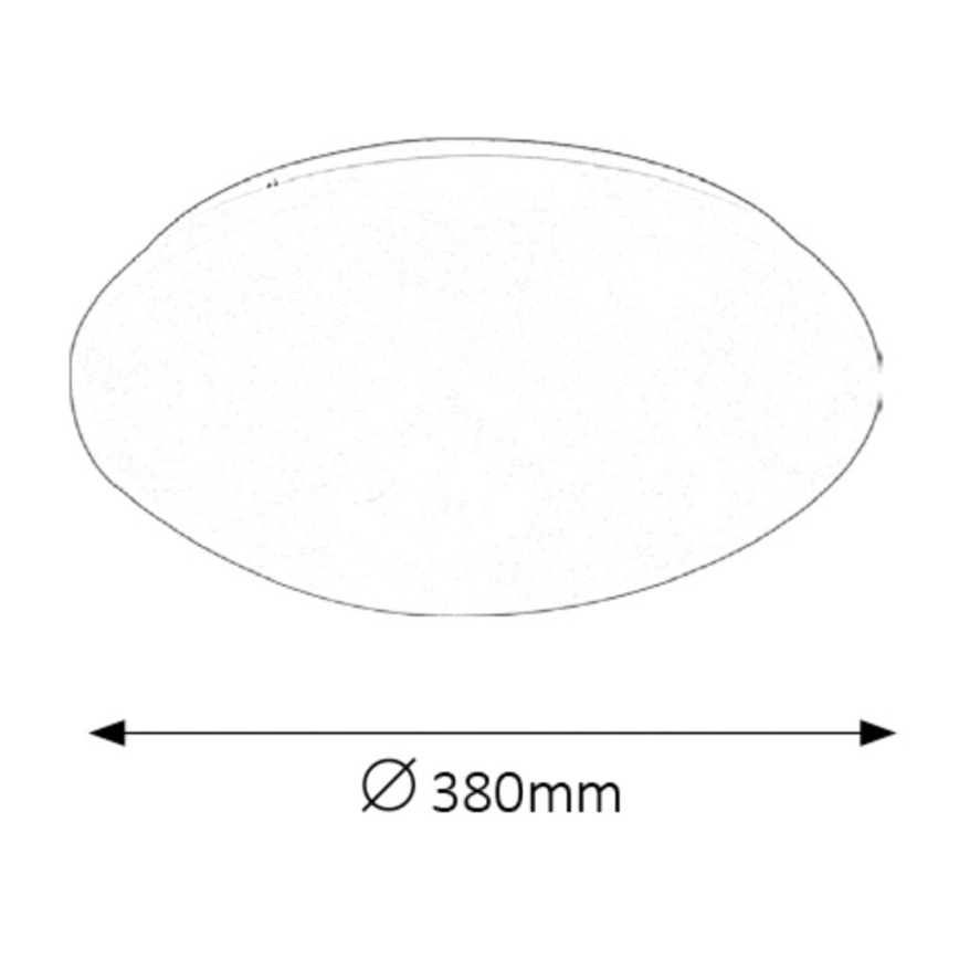 Rabalux - LED lubinis vonios šviestuvas LED/24W/230V IP44 diametras 38 cm