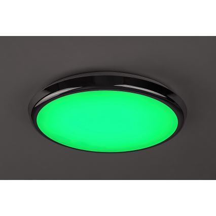 Rabalux - LED RGB Lubinis vonios šviestuvas LED/18W/230V diametras 30 cm 3000-6500K IP44 + nuotolinio valdymo pultas