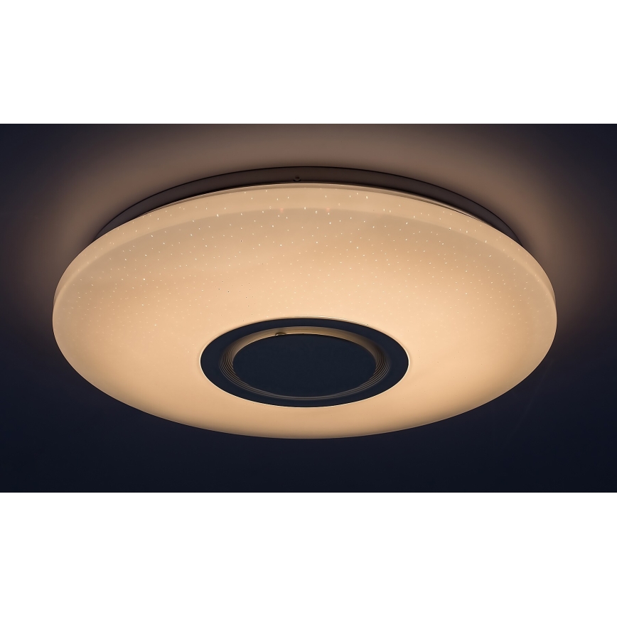 Rabalux - LED RGB pritemdomas lubinis šviestuvas wtih a garsiakalbis LED/24W/230V Wi-Fi + nuotolinio valdymo pultas