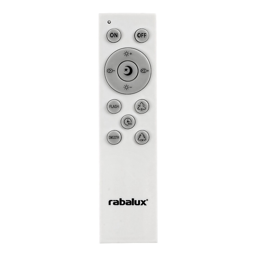 Rabalux - LED RGB pritemdomas lubinis šviestuvas wtih a garsiakalbis LED/24W/230V Wi-Fi + nuotolinio valdymo pultas