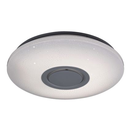 Rabalux - LED RGB reguliuojamas lubų šviestuvas su garsiakalbiu, LED/24W/230V, Wi‑Fi Tuya su nuotoliniu valdymu, skersmuo 40 cm