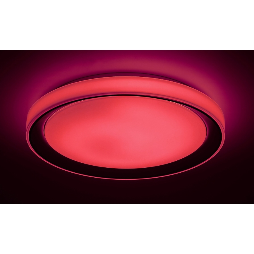 Rabalux - LED RGB pritemdomas lubinis šviestuvas LED/40W/230V Wi-Fi 2700-6500K + nuotolinio valdymo pultas