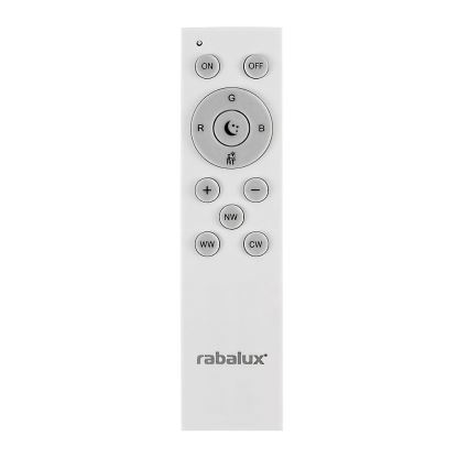 Rabalux - LED RGB pritemdomas lubinis šviestuvas LED/40W/230V Wi-Fi 2700-6500K + nuotolinio valdymo pultas