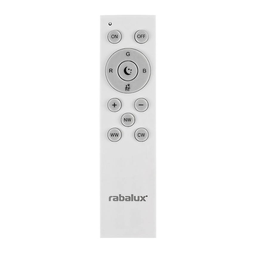 Rabalux - LED RGB pritemdomas lubinis šviestuvas LED/40W/230V Wi-Fi 2700-6500K + nuotolinio valdymo pultas