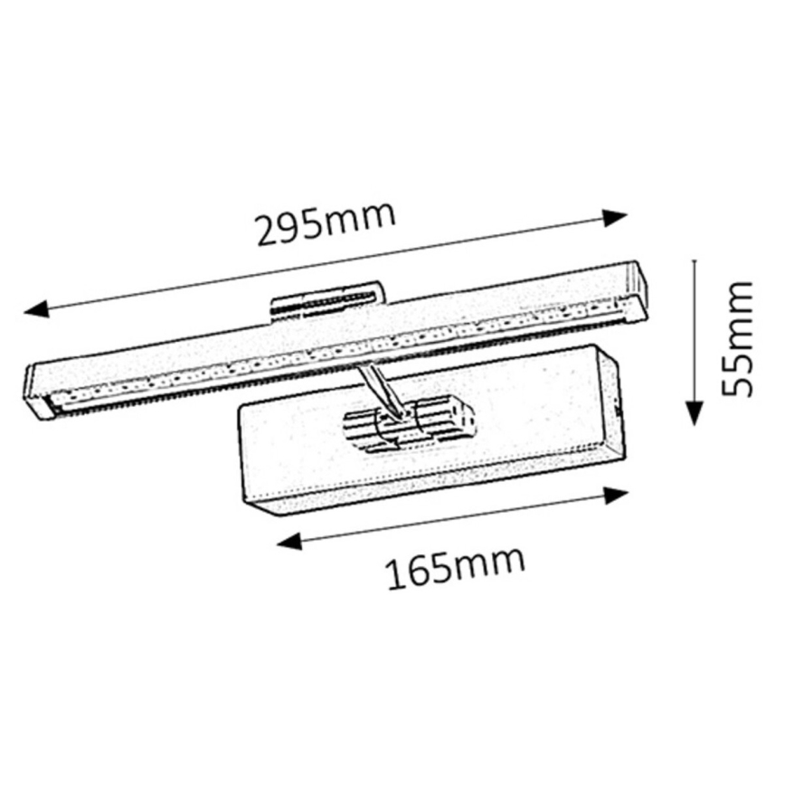 Rabalux - LED paveiklo šviestuvas LED/5W/230V