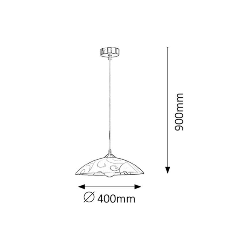 Rabalux 3856 - Sietynas HARMONY LUX 1xE27/60W/230V