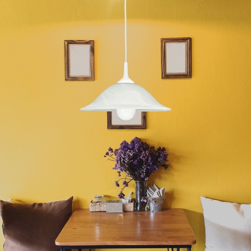 Rabalux - Liustra 1xE27/60W/230V alabastrinis stiklas