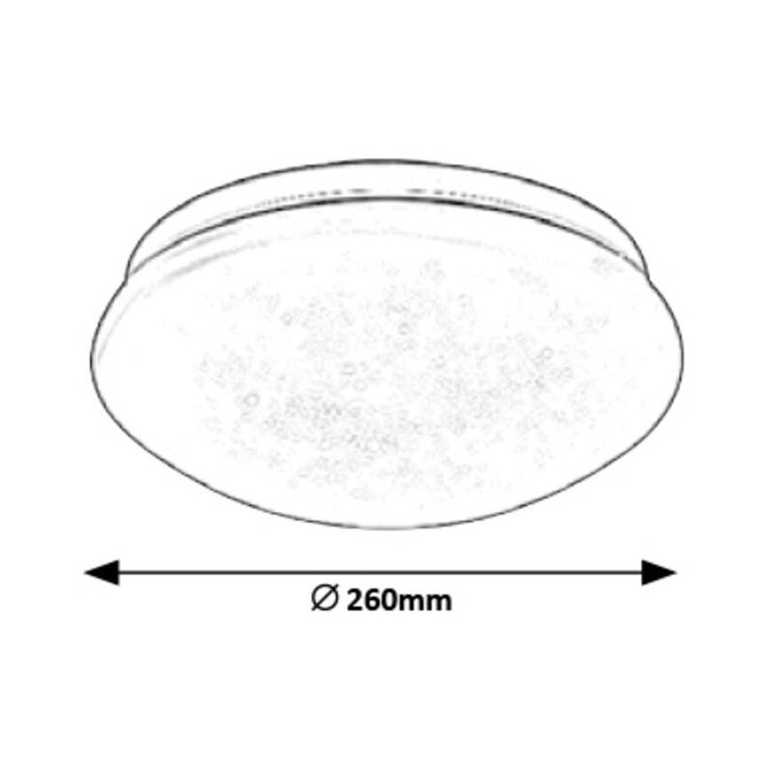 Rabalux 3936 - Lubinis LED šviestuvas LUCAS LED/12W/230V