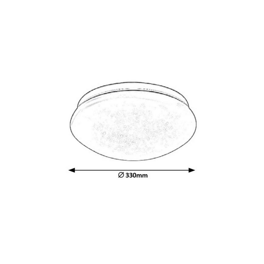 Rabalux - Lubinis LED šviestuvas LED/18W/230V 330mm