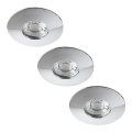 Rabalux - 3x LED komplektas vonios įleidžiamų lubų šviestuvų LED/4W/230V IP44