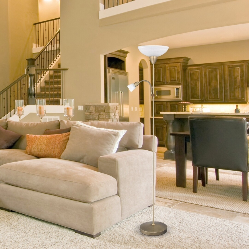 Rabalux 4019 - Toršeras PEARL CLASSIC 1xE27/60W+1xE14/40W