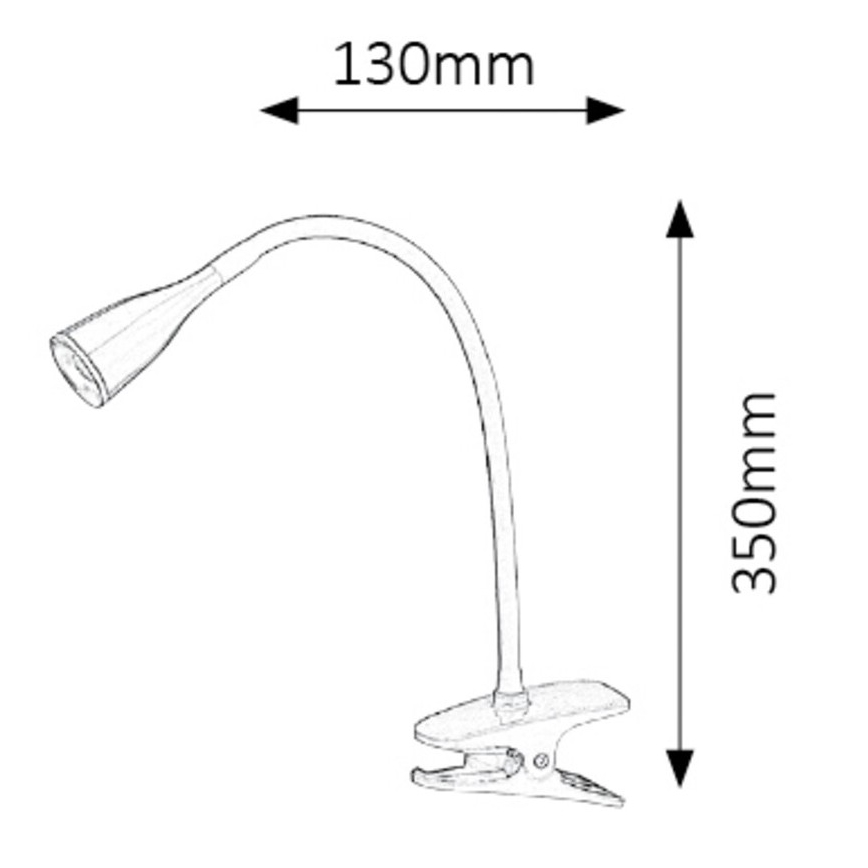 Rabalux - LED stalinis šviestuvas su gnybtu 1xLED/4,5W/230V