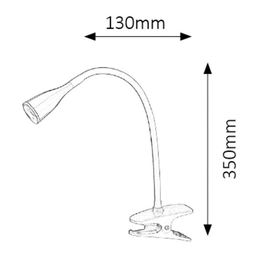 Rabalux - LED stalinis šviestuvas su gnybtu 1xLED/4,5W/230V