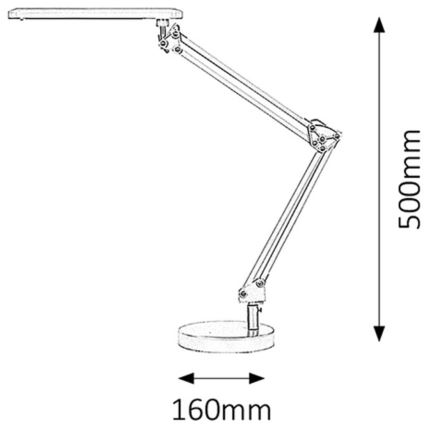 Rabalux 4407 - LED stalo šviestuvas COLIN LED/5,6W/230V